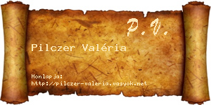 Pilczer Valéria névjegykártya